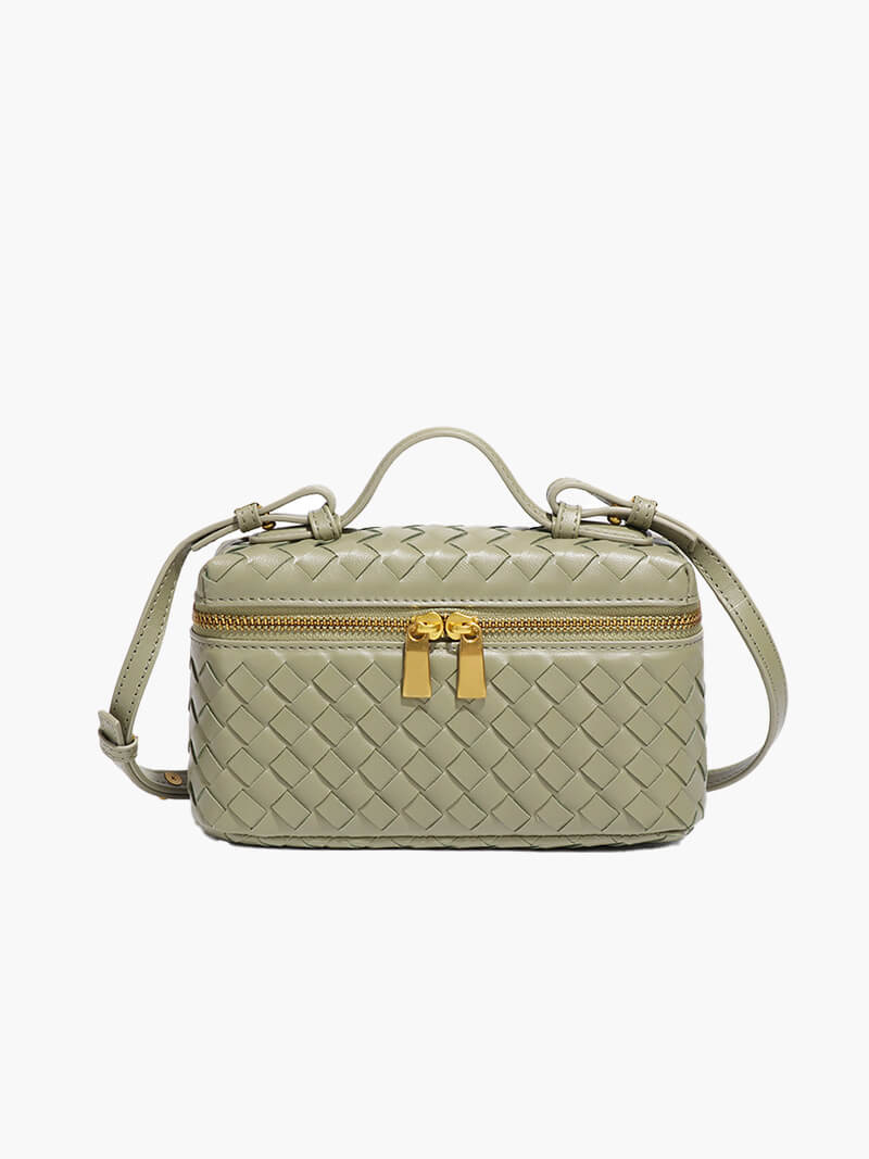 SOERA Tara Woven bag - Handbags - DBAD2-RE843001 Olive Green