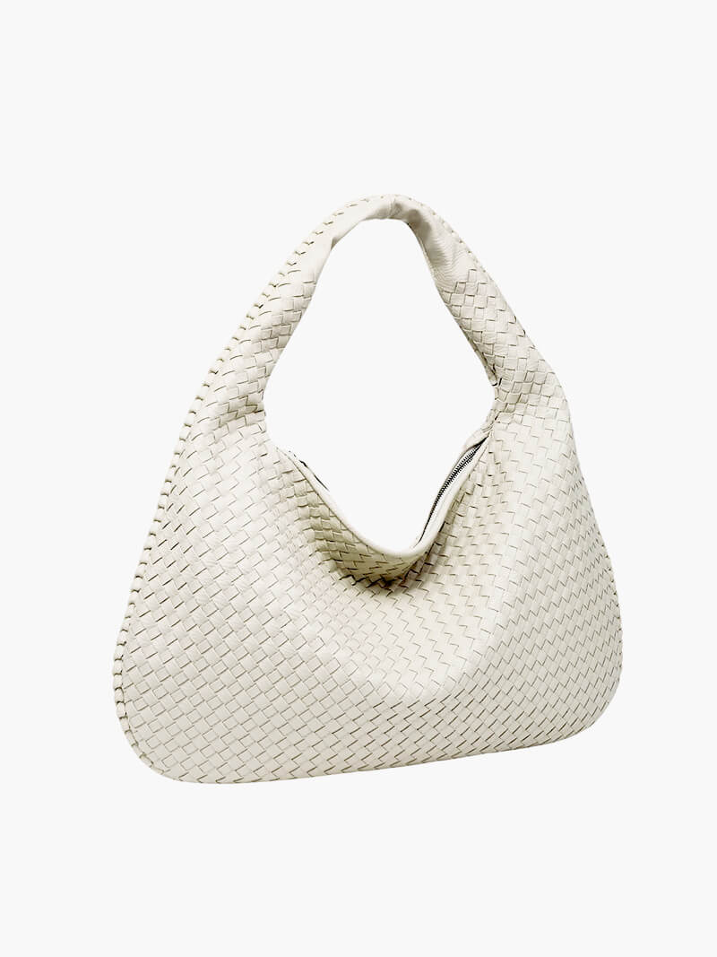 SOERA Woven bag XL - Handbags - DBAD2-QL367004 white